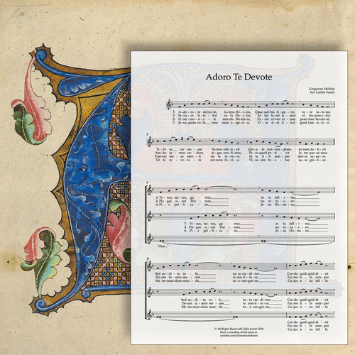 Adoro Te Devote Digital Sheet Music