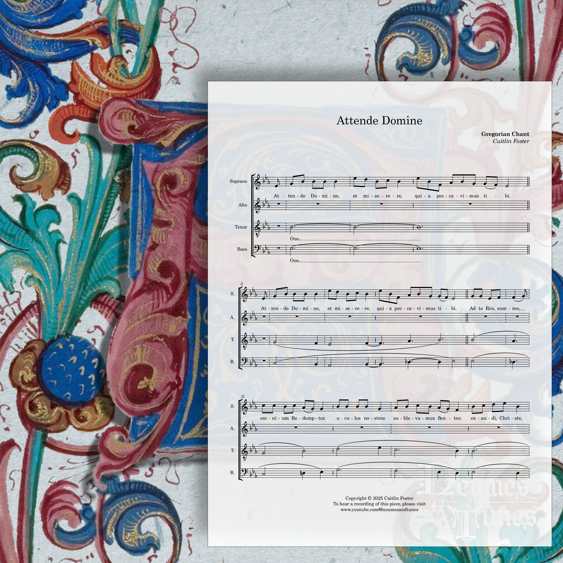 Attende Domine Digital Sheet Music