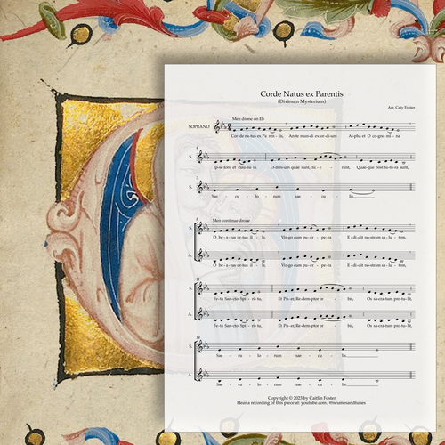 Corde Natus Ex Parentis Digital Download Sheet Music