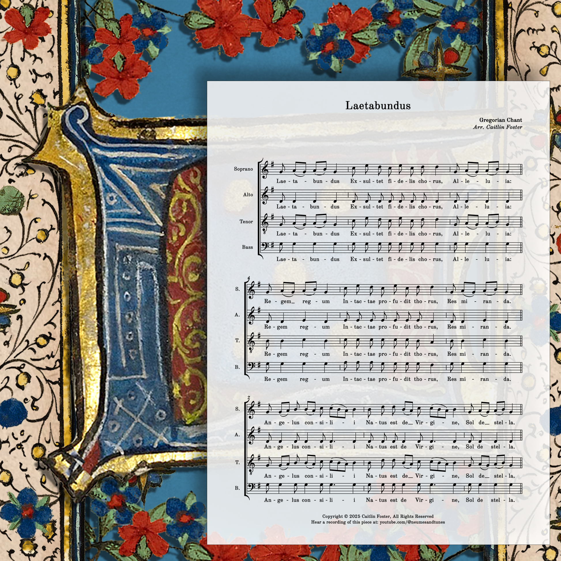 Laetabundus Digital Download Sheet Music