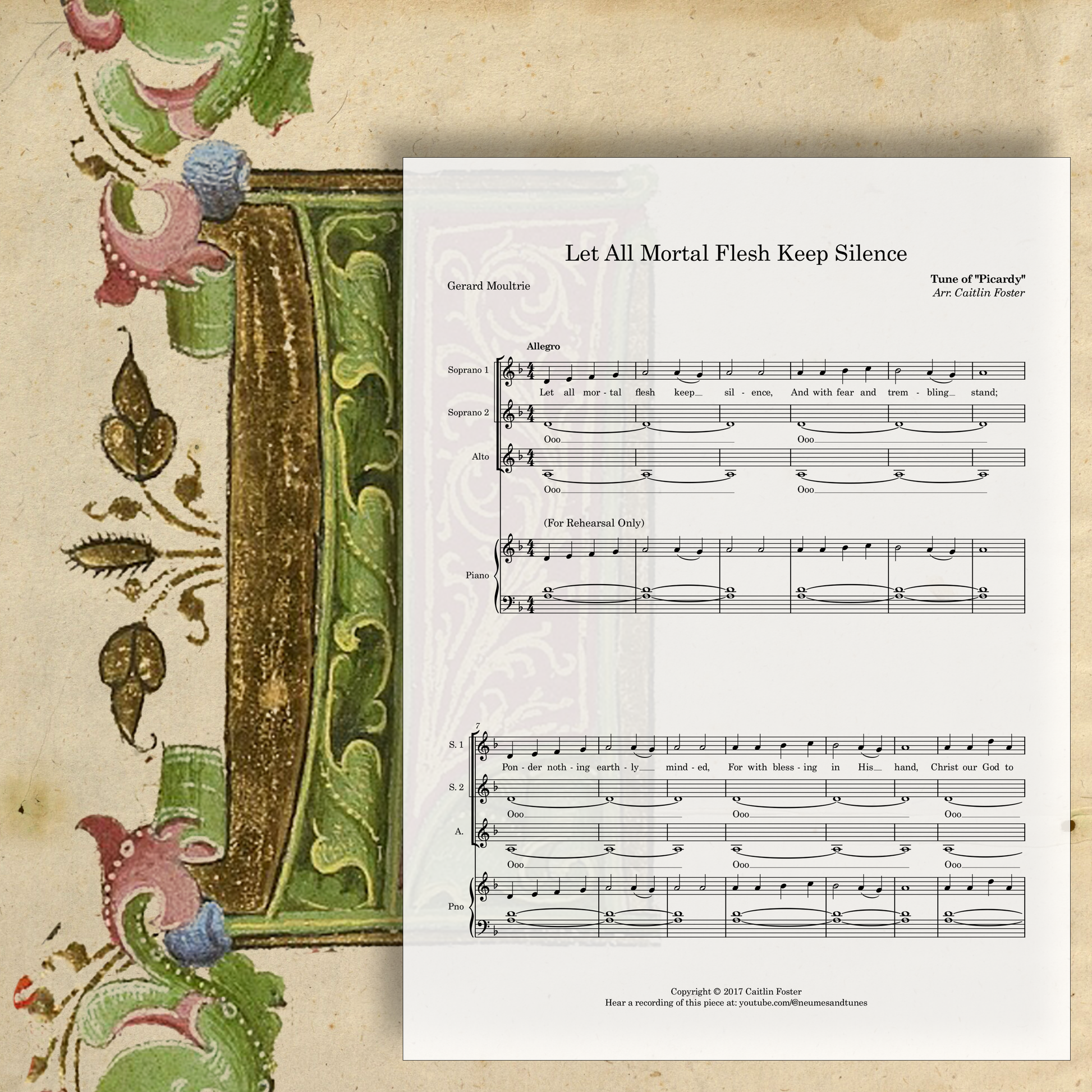 Let All Mortal Flesh Keep Silence Digital Sheet Music